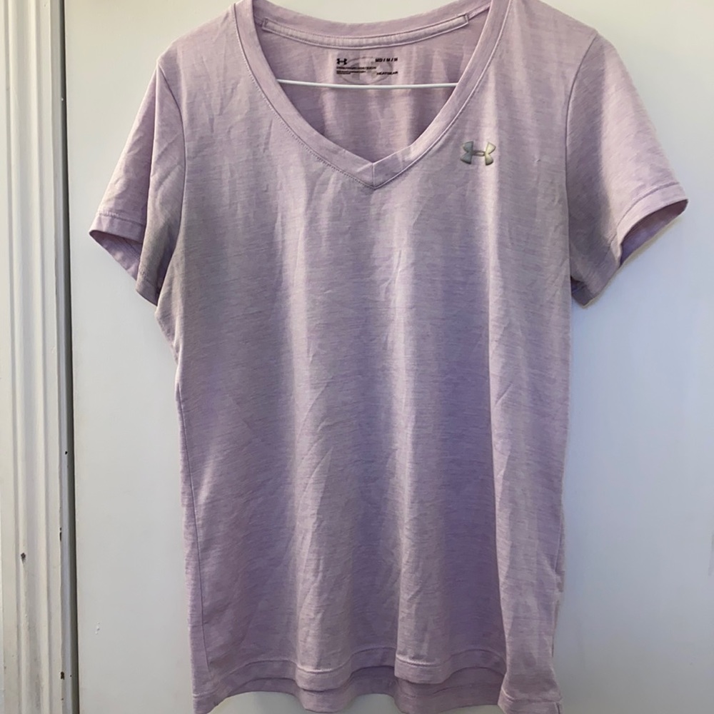 Purple, under amour, heat gear